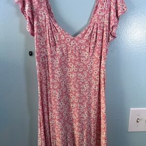 Hurley Pink Floral Dress